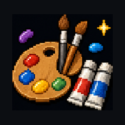 Art supply set reward icon
