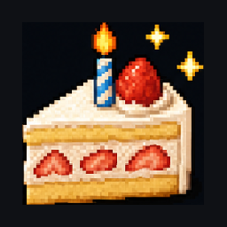 Cake slice reward icon