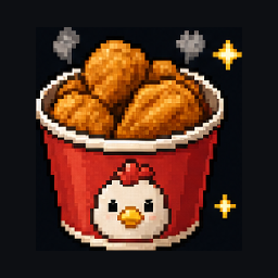 Fried chicken reward icon